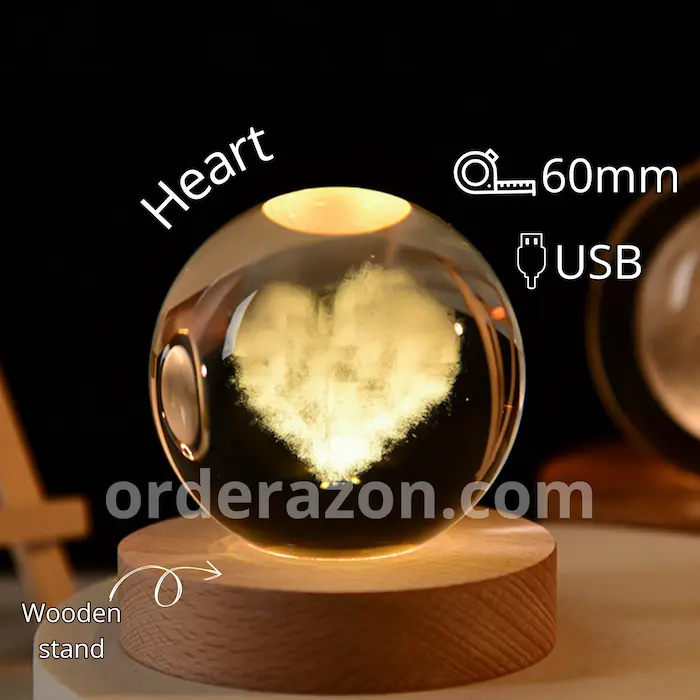 3D Heart Ball 60mm - Love Gifts 3D Heart Ball 60mm - Love Gifts