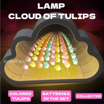 Lamp Cloud of Tulips Collected